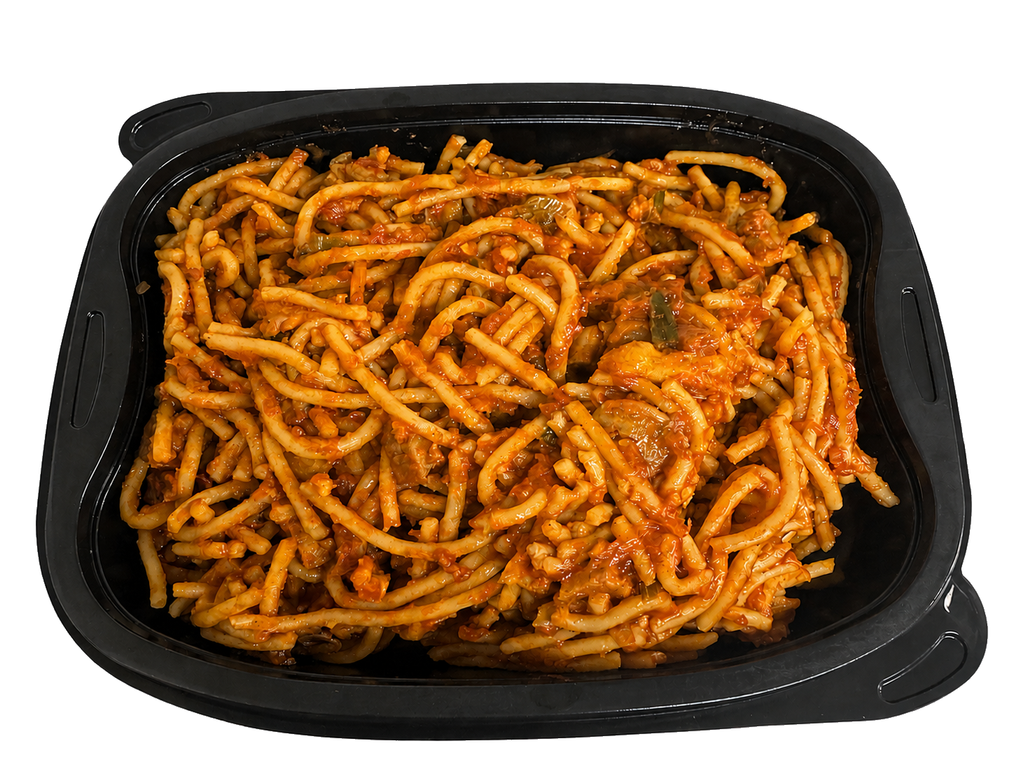 Spaghetti met kip en ei