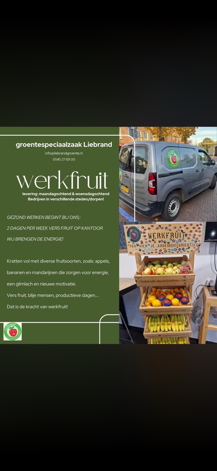 Bezorgbus van Groentenspeciaalzaak Liebrand